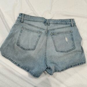 Maurices Light Blue Jean Shorts